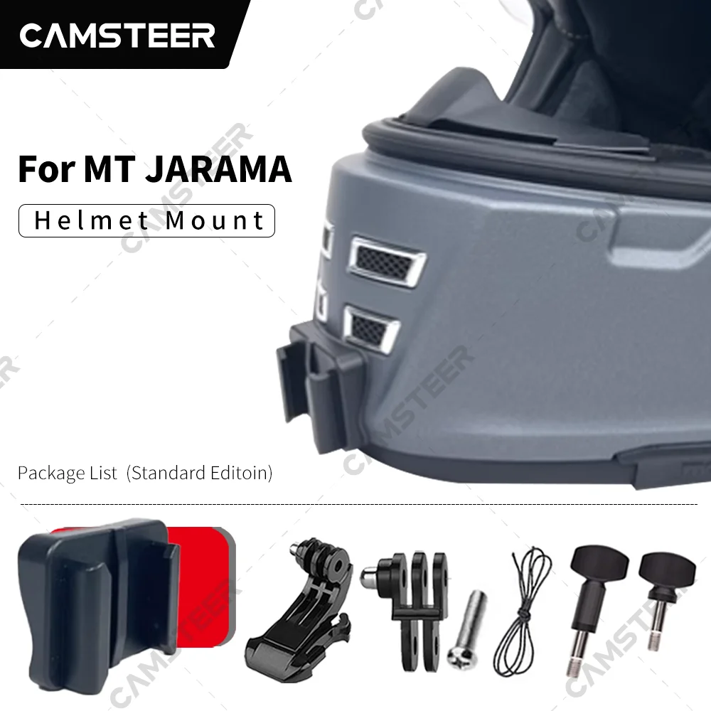 Drone Camera Action - MT JARAMA Maßgeschneiderte Motorradhelm-Kinnhalterung für GoPro