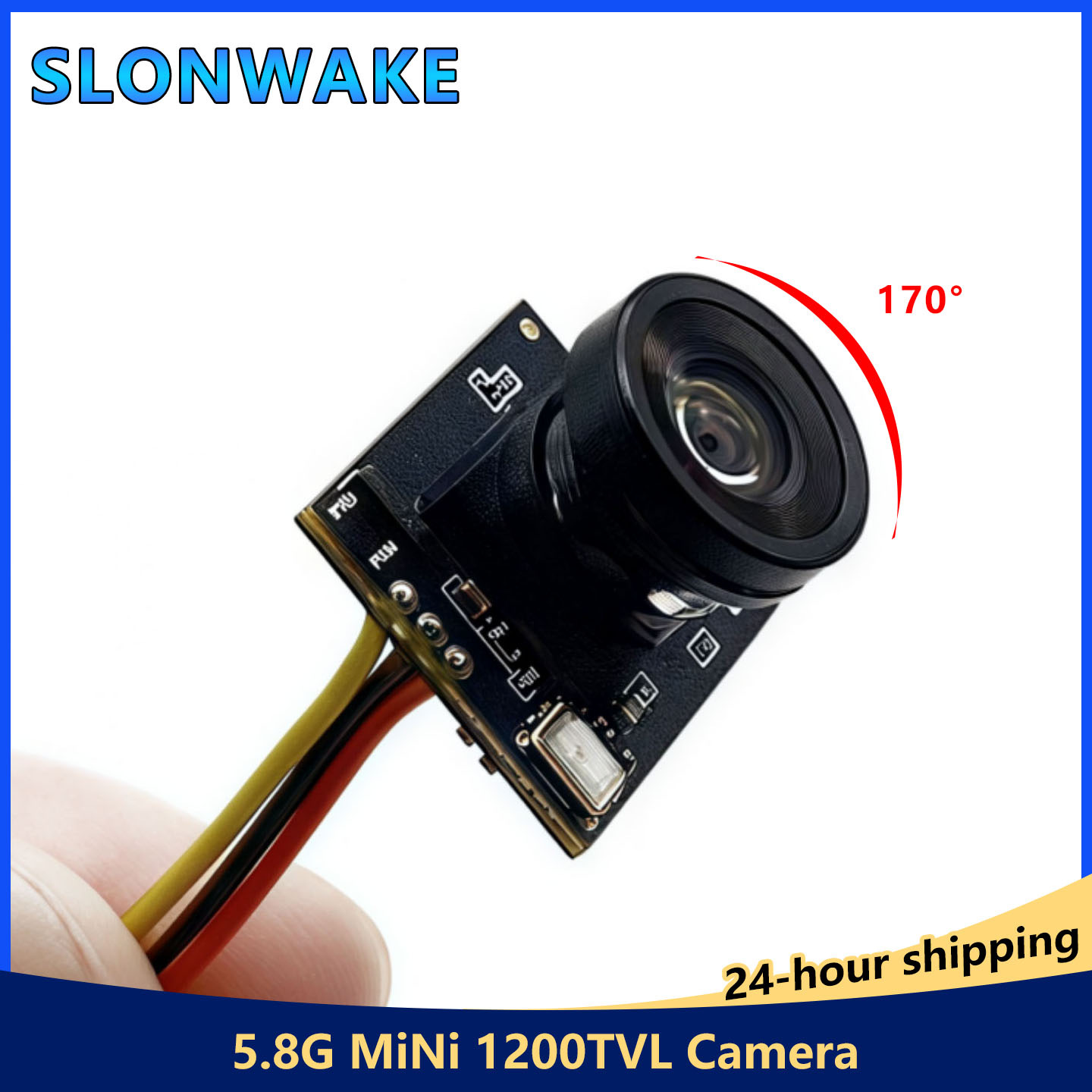 Drone Camera Wide Angle - SLONWAKE Ultra Mini 5.8G FPV-Kamera |